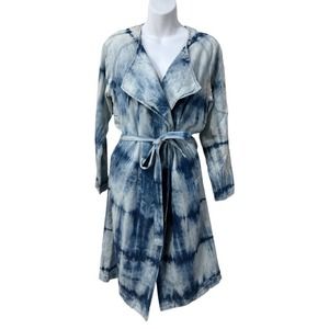 Hot & Delicious Tie Dye Tie Waist Jacket